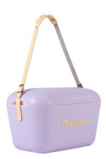 Polarbox® Pop Cooler box - Lilac with Yellow Leather Strap - 12L - Image 2