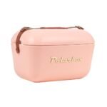 Polarbox® Classic Retro Ice Box Coral with Leather Strap - Gold 12L
