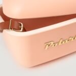 Polarbox® Classic Retro Cooler Box Coral with Leather Strap - Gold 20L - Image 7