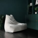 ⁦كرسي بين باج كبير تيدي- رمادي ناعم⁩ - الصورة ⁦2⁩