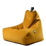 كرسي بين باج مخمل شمواه - أصفر خردل