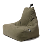 كرسي بين باج مخمل شمواه - أخضر زيتي