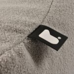 ⁦كرسي بين باج كبير تيدي- رمادي ناعم⁩ - الصورة ⁦5⁩