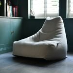 ⁦كرسي بين باج كبير تيدي- رمادي ناعم⁩ - الصورة ⁦4⁩