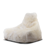 كرسي بين باج كبير فرو - أبيض