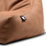 ⁦كرسي بين باج كبير جلد فاخر - بني فاتح⁩ - الصورة ⁦6⁩