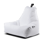 مقعد بين باج كبير خارجي - أبيض