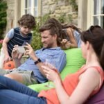 ⁦كرسي بين باج كبير خارجي - برتقالي⁩ - الصورة ⁦7⁩