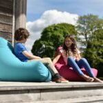 ⁦كرسي بين باج للاطفال خارجي - بني⁩ - الصورة ⁦2⁩