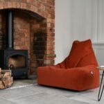 Mighty Bean Bag Suede - Rust - Image 4