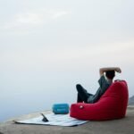 Mighty Bean Bag Quilted - Royal - Image 7