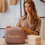 Polarbox® Urban Retro Cooler Bag Mauve Gold 6L - Image 2