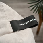 ⁦كرسي بين باج مخمل شمواه - رمادي صخري⁩ - الصورة ⁦2⁩