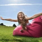 Mini Bean Bag Outdoor - Pink - Image 4