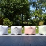 ⁦مسند قدم بوف بي بوكس باستيل فاخر - رمادي أزرق⁩ - الصورة ⁦5⁩