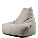 كرسي بين باج كبير تيدي- رمادي ناعم