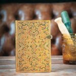 ⁦دفتر كبير Gold Inlay  "مخطط "⁩ - الصورة ⁦3⁩