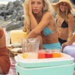 Polarbox® Classic Cooler box - Cyan with Brown Leather Strap - 20L - Image 7