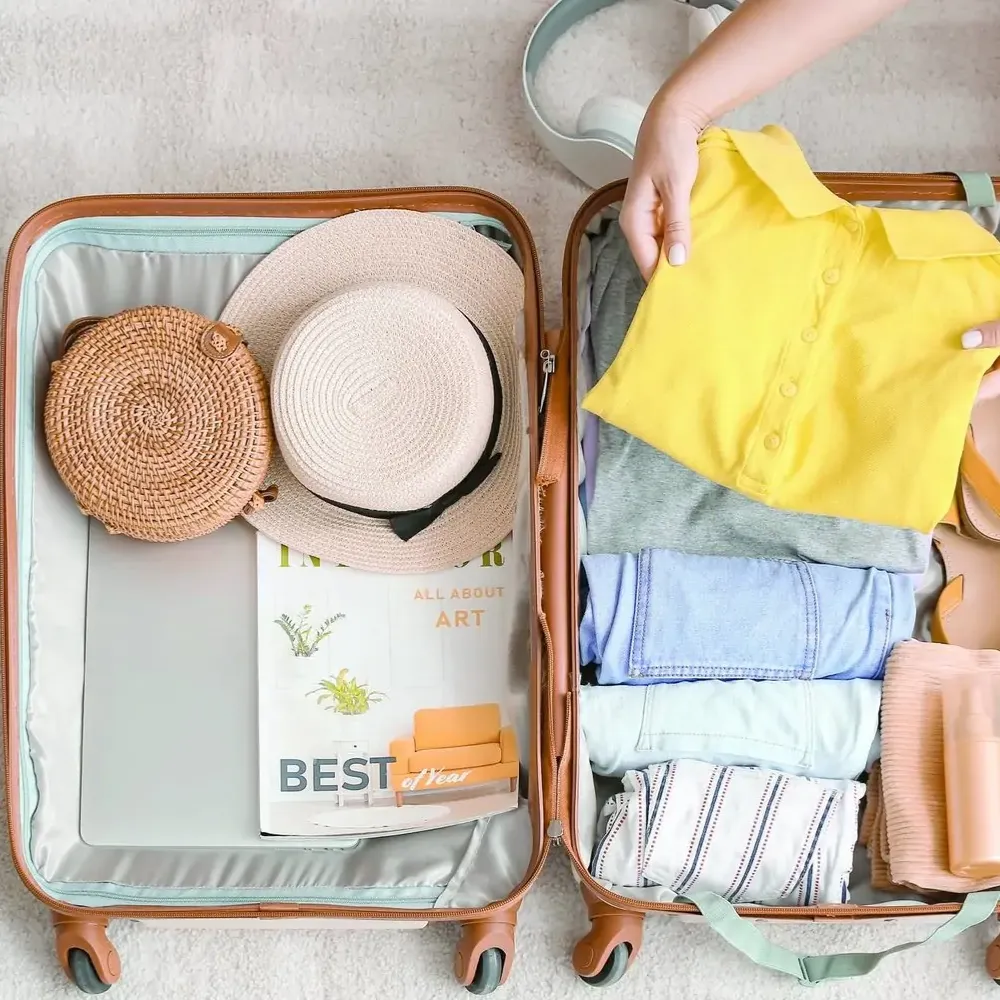 ترتيب شنطة السفر للنساء