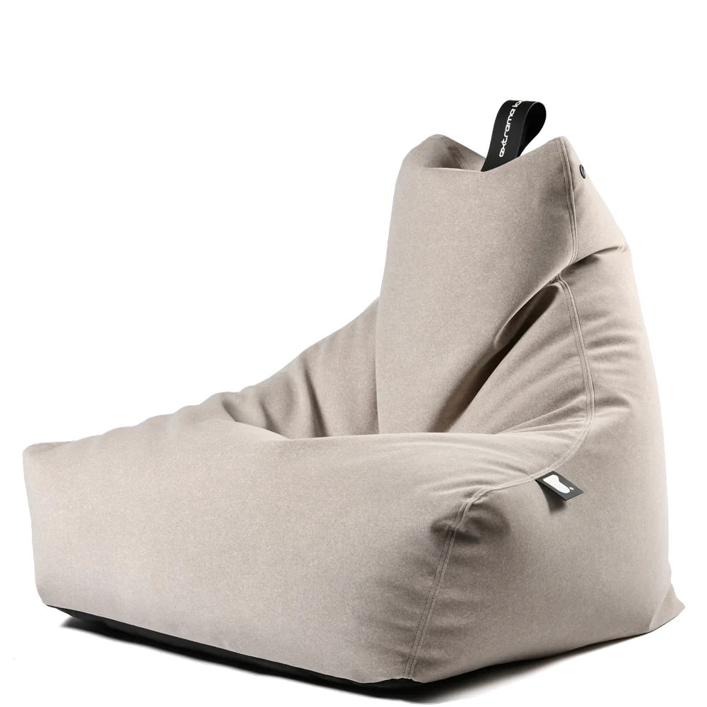 رمادي صخري كرسي بين باج مخمل شمواه - الصورة 1