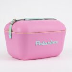 Polarbox® Retro Ice Box Bubblegum Pink - Cyan Pop 12L