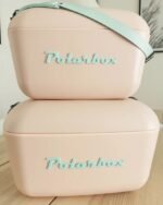 Polarbox® Pop Cooler box - Nude with Cyan Leather Strap - 12L - Image 3