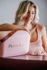 Polarbox® Classic Retro Ice Box Coral with Leather Strap - Gold 12L - Image 5