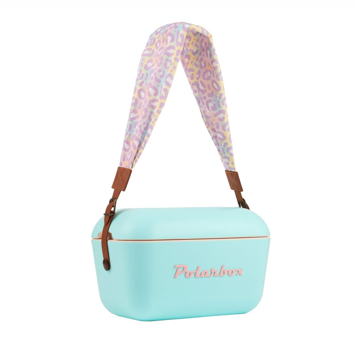 ⁦حزام قماشي كلاسيك - جلد بني⁩ - الصورة ⁦3⁩