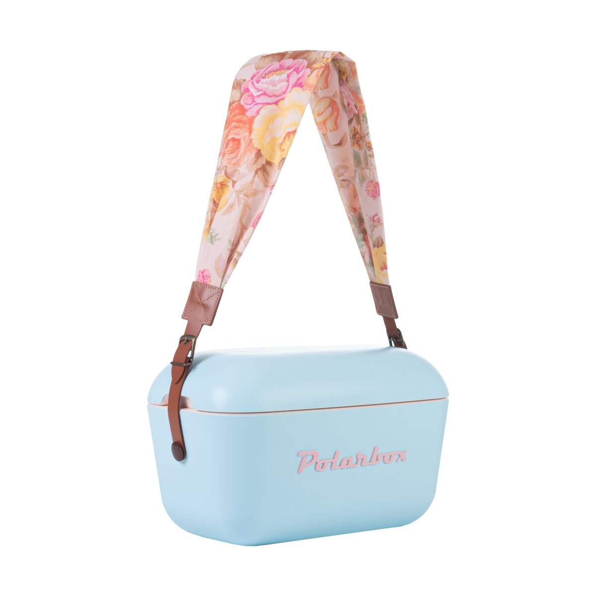 ⁦حزام قماشي كلاسيك - جلد بني⁩ - الصورة ⁦4⁩