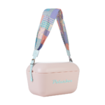 ⁦حزام قماشي كلاسيك - جلد تركوازي⁩ - الصورة ⁦3⁩