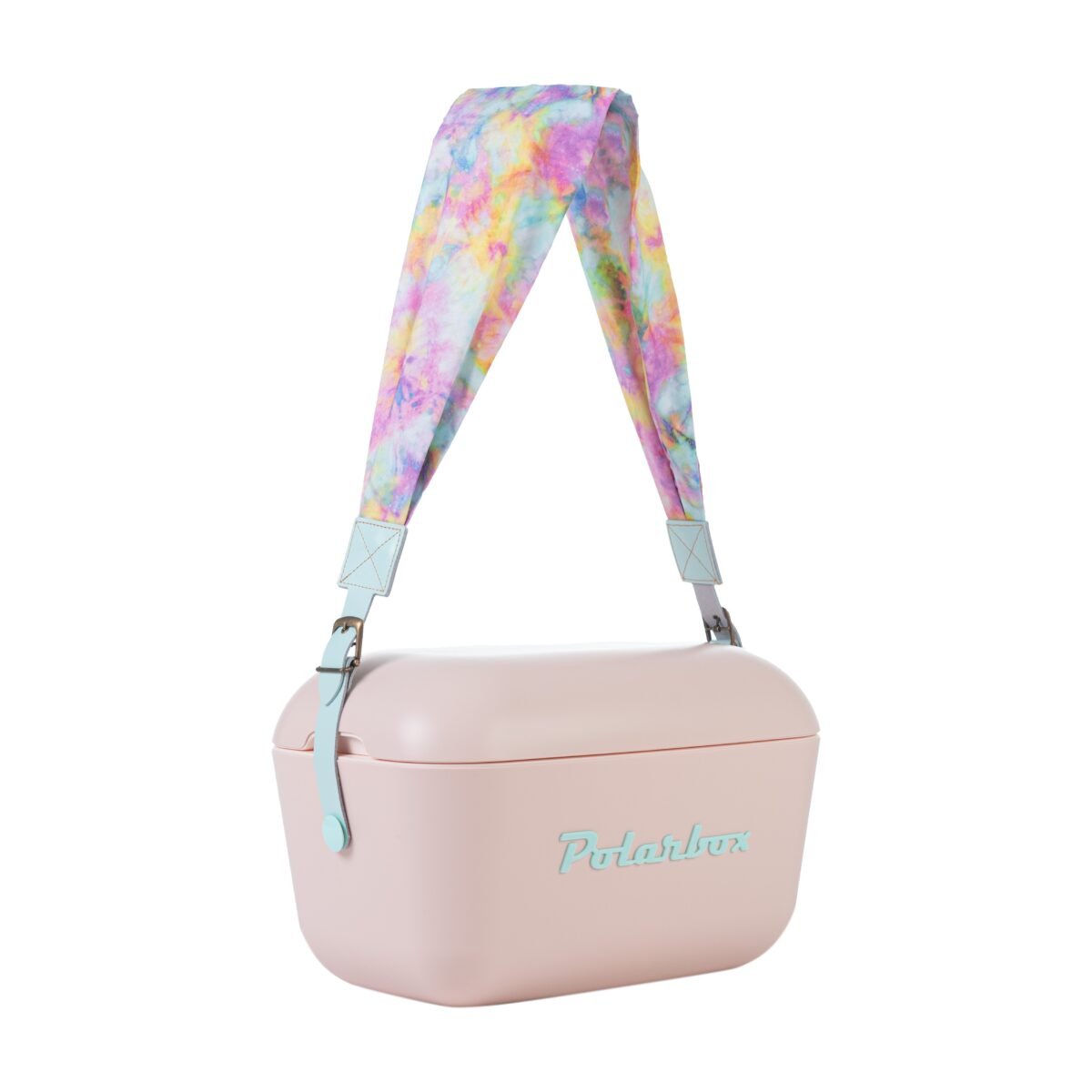 ⁦حزام قماشي كلاسيك - جلد تركوازي⁩ - الصورة ⁦1⁩