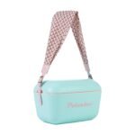 ⁦حزام قماشي كلاسيك - جلد وردي⁩ - الصورة ⁦2⁩