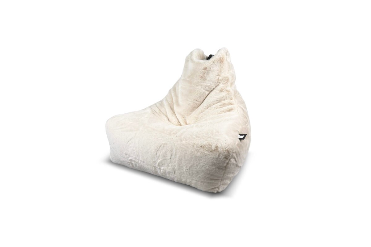 Large Fur Bean Bag Chair - Image 3