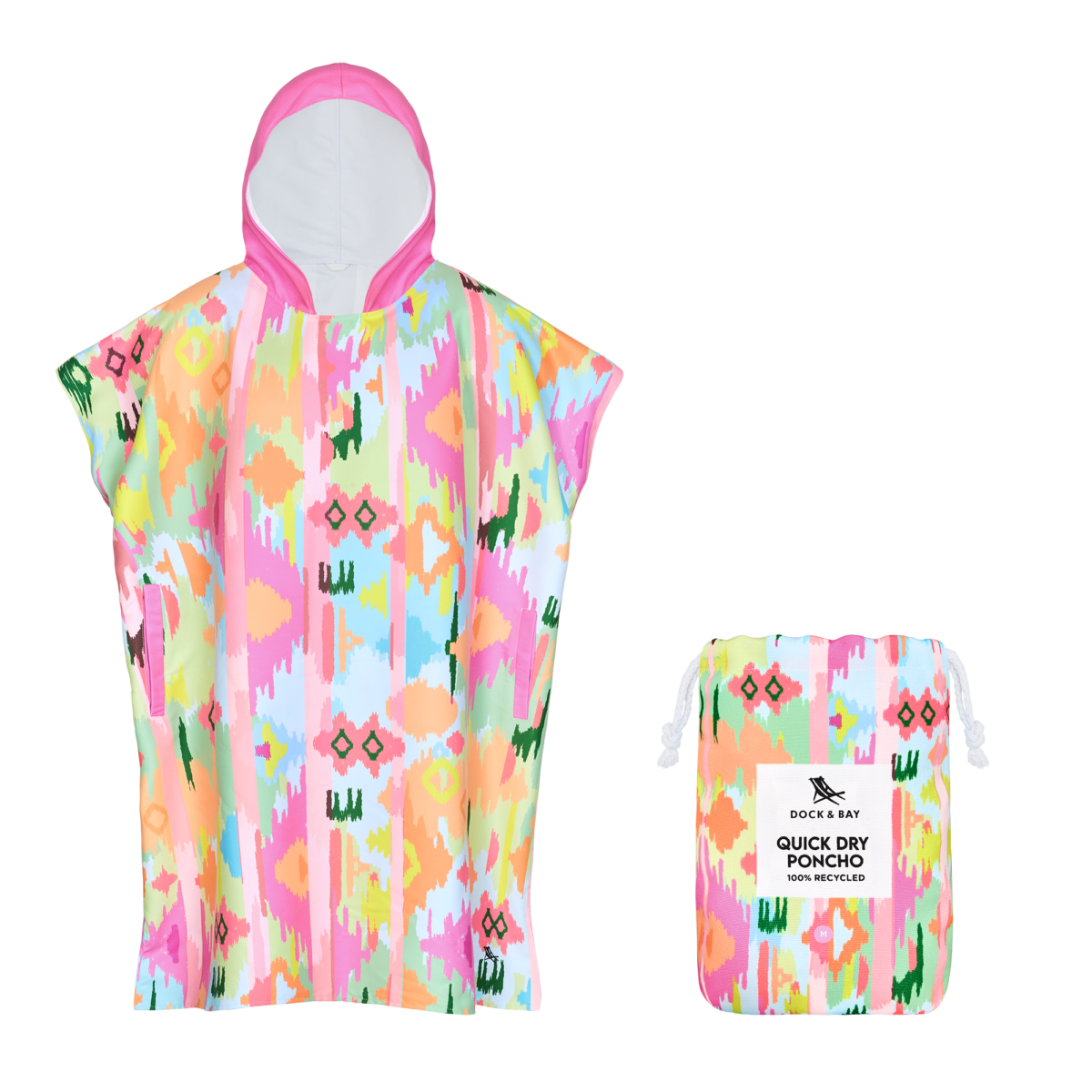 PONCHA-DES-IBZAGLW-combo-frontpouch-md Poncho Adults - Medium - Image 1